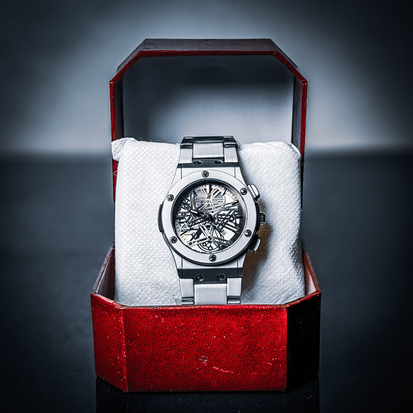 Hublot Silver Titanium Skeleton